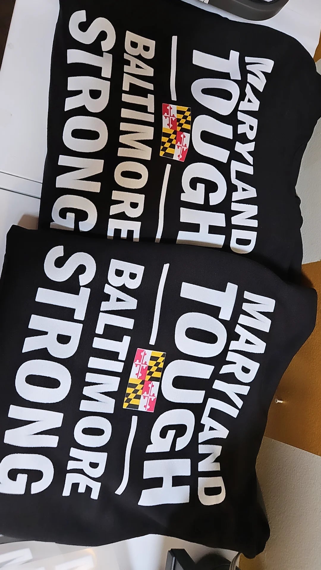 Maryland Tough Baltimore Strong Hoodies